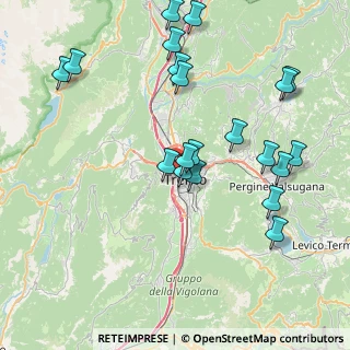 Mappa Via Verruca, 38122 Trento TN, Italia (8.541)