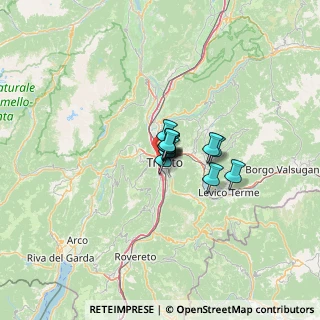 Mappa Via Verruca, 38122 Trento TN, Italia (4.995)
