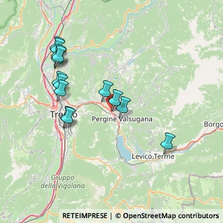 Mappa Località Fratte, 38057 Pergine Valsugana TN, Italia (7.96)