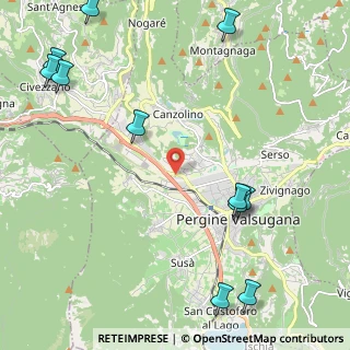 Mappa Loc. Ponte Regio, 38057 Pergine Valsugana TN, Italia (2.97273)
