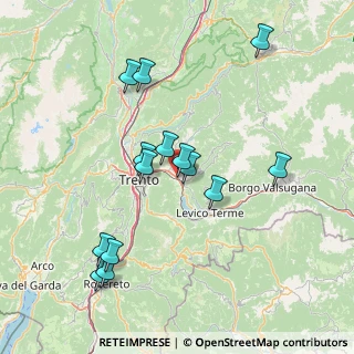 Mappa Località Fratte, 38057 Pergine Valsugana TN, Italia (15.09786)