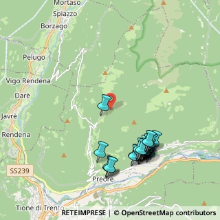 Mappa Via Zandonai, 38070 Montagne TN, Italia (2.23077)