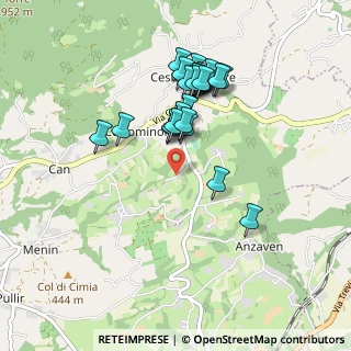 Mappa Via Col Franco, 32030 Cesiomaggiore BL, Italia (0.80769)