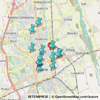 Mappa Via Monte Grappa, 33010 Udine UD, Italia (1.45077)