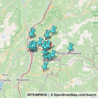 Mappa Piazza Generale Albino Petrini, 38057 Pergine Valsugana TN, Italia (9.713)