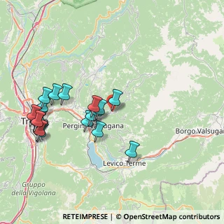 Mappa Piazza Generale Albino Petrini, 38057 Pergine Valsugana TN, Italia (8.395)