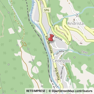 Mappa Via Nazionale, 3, 25051 Cedegolo, Brescia (Lombardia)
