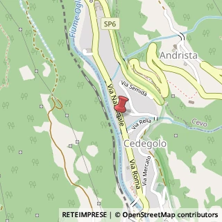 Mappa Via Nazionale, 27, 25051 Cedegolo, Brescia (Lombardia)