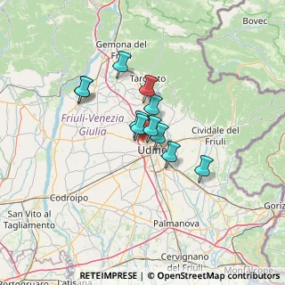 Mappa Via Valbruna, 33100 Udine UD, Italia (9.02909)