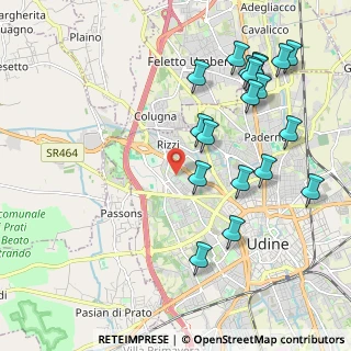 Mappa Via Valbruna, 33100 Udine UD, Italia (2.31)