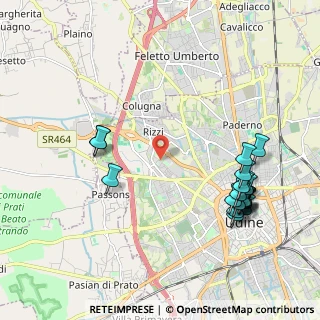 Mappa Via Valbruna, 33100 Udine UD, Italia (2.3555)