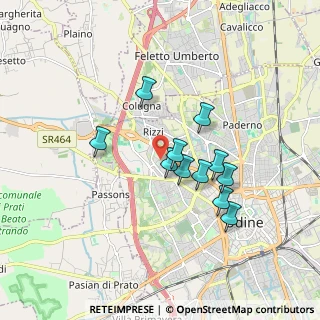 Mappa Via Valbruna, 33100 Udine UD, Italia (1.42273)