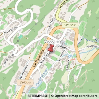 Mappa Via Roma, 43, 38070 Vezzano, Trento (Trentino-Alto Adige)