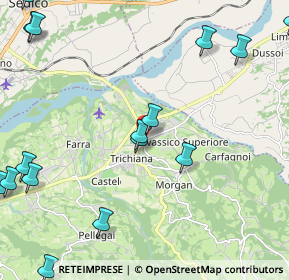 Mappa Via Frontin, 32026 Trichiana BL, Italia (3.22389)