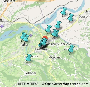 Mappa Via Frontin, 32026 Trichiana BL, Italia (1.2)