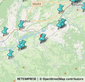 Mappa Via Frontin, 32026 Trichiana BL, Italia (6.0175)