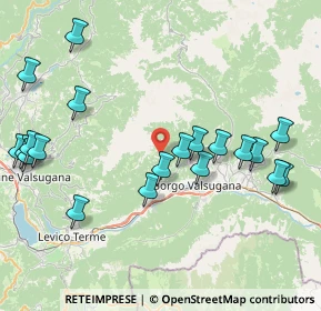 Mappa Loc. Desene, 38050 Ronchi Valsugana TN, Italia (9.346)