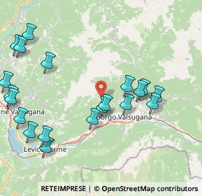 Mappa Loc. Desene, 38050 Ronchi Valsugana TN, Italia (9.6335)