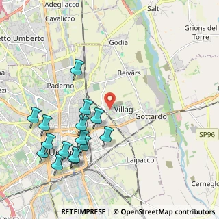 Mappa Via Niva de Ponti, 33100 Udine UD, Italia (2.35333)