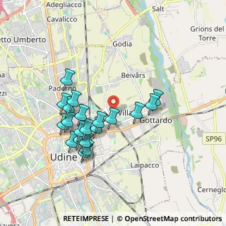 Mappa Via Niva de Ponti, 33100 Udine UD, Italia (1.6655)