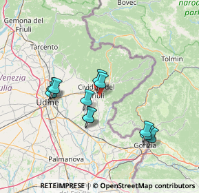 Mappa Strada Braide, 33043 Cividale del Friuli UD, Italia (12.59909)