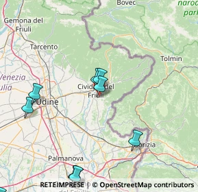 Mappa Strada Braide, 33043 Cividale del Friuli UD, Italia (30.02533)