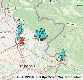 Mappa Strada Braide, 33043 Cividale del Friuli UD, Italia (9.69077)