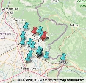 Mappa Strada Braide, 33043 Cividale del Friuli UD, Italia (12.33526)