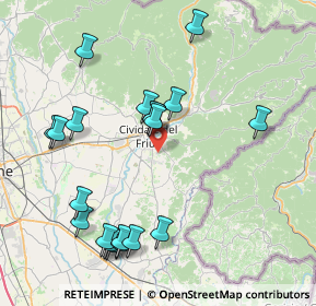 Mappa Strada Braide, 33043 Cividale del Friuli UD, Italia (8.604)