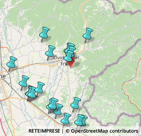 Mappa Strada Braide, 33043 Cividale del Friuli UD, Italia (9.0515)