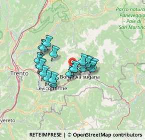 Mappa 38050 Ronchi Valsugana TN, Italia (9.704)