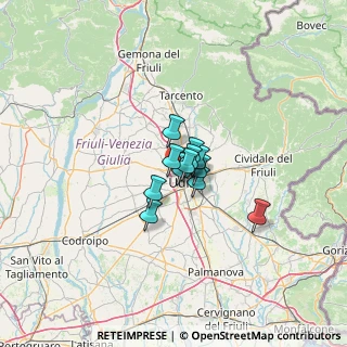 Mappa Piazzale Valle del But, 33100 Udine UD, Italia (6.02833)