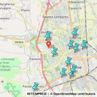 Mappa Piazzale Valle del But, 33100 Udine UD, Italia (2.39909)