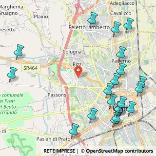 Mappa Piazzale Valle del But, 33100 Udine UD, Italia (2.9455)