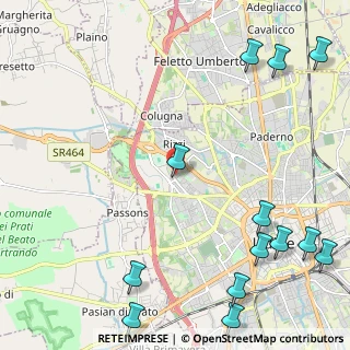 Mappa Piazzale Valle del But, 33100 Udine UD, Italia (3.23923)