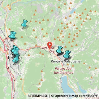 Mappa Via al Dos de la Roda, 38057 Civezzano TN, Italia (4.795)