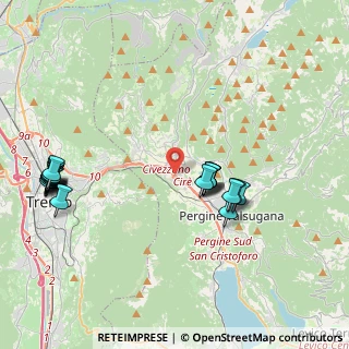 Mappa Via al Dos de la Roda, 38057 Civezzano TN, Italia (4.5715)