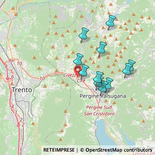 Mappa Via al Dos de la Roda, 38057 Civezzano TN, Italia (3.33091)