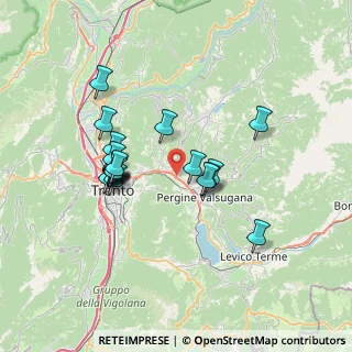 Mappa Via al Dos de la Roda, 38057 Civezzano TN, Italia (6.2485)