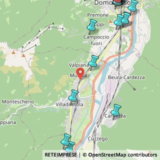 Mappa Via Carlo Pisacane, 28844 Villadossola VB, Italia (3.6715)