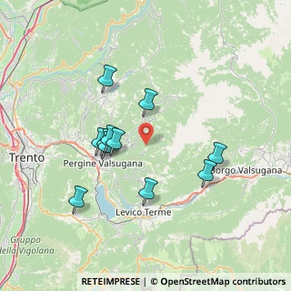 Mappa SP 135, 38057 Pergine Valsugana TN, Italia (6.57182)
