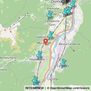 Mappa Via Boscaioli, 28844 Villadossola VB, Italia (3.592)