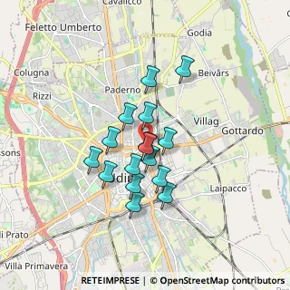 Mappa Via Planis, 33100 Udine UD, Italia (1.28125)