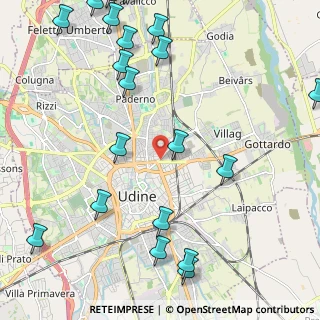 Mappa Via Planis, 33100 Udine UD, Italia (2.9435)