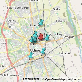 Mappa Via Planis, 33100 Udine UD, Italia (0.95636)