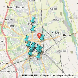 Mappa Via Planis, 33100 Udine UD, Italia (1.63571)