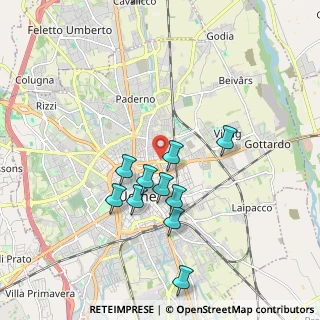 Mappa Via Planis, 33100 Udine UD, Italia (2.09833)