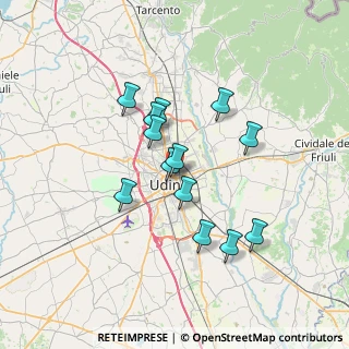 Mappa Via Planis, 33100 Udine UD, Italia (5.70385)