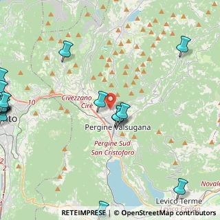 Mappa Centro Sportivo Comunale località Ponte di Vigalzano, 38057 Pergine Valsugana TN, Italia (6.60412)
