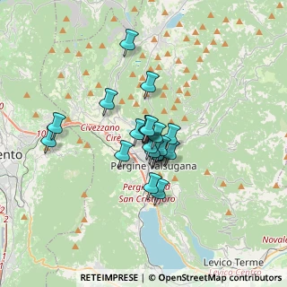 Mappa Centro Sportivo Comunale località Ponte di Vigalzano, 38057 Pergine Valsugana TN, Italia (2.151)